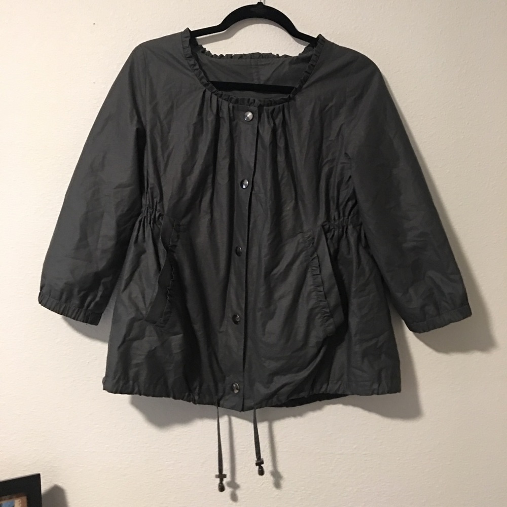 Gray poofy jacket
